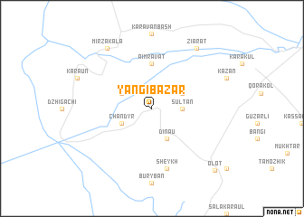 map of Yangibazar