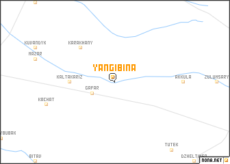 map of Yangibina