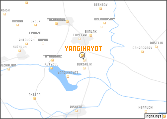 map of Yangihayot