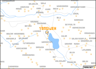 map of Yangījeh