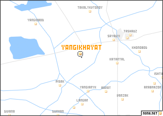 map of Yangikhayat