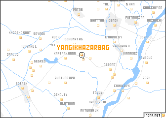 map of Yangi-Khazarbag