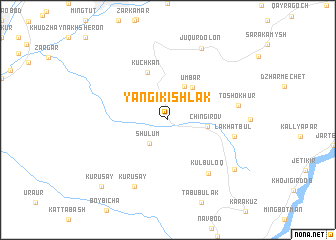 map of Yangi-Kishlak