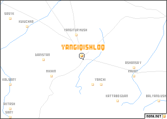 map of Yangiqishloq