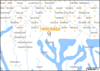 map of Yangisagu