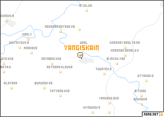 map of Yangiskain