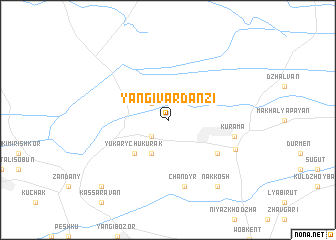 map of Yangi-Vardanzi