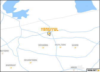 map of Yangiyulʼ