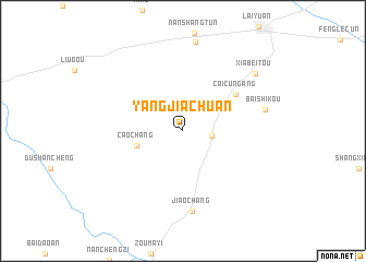 map of Yangjiachuan