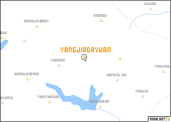 map of Yangjiadayuan