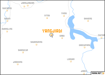 map of Yangjiadi