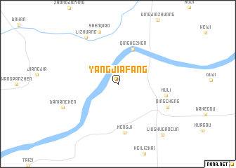 map of Yangjiafang