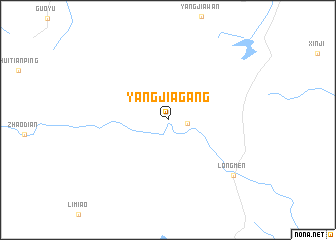 map of Yangjiagang
