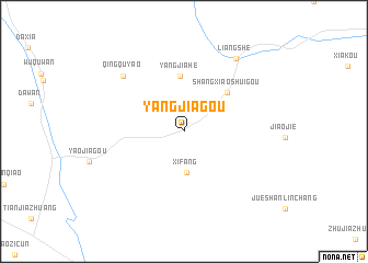 map of Yangjiagou