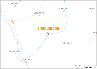 map of Yangjiagou