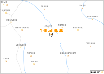 map of Yangjiagou