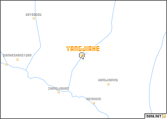 map of Yangjiahe
