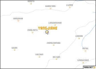 map of Yangjiahe