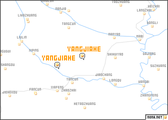 map of Yangjiahe