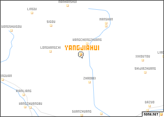 map of Yangjiahui