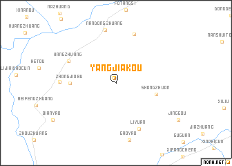 map of Yangjiakou