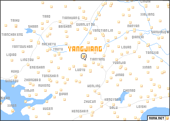 map of Yangjiang