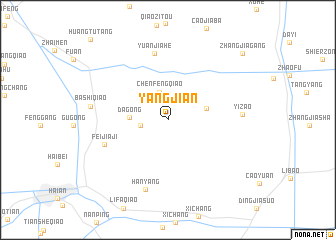 map of Yangjian