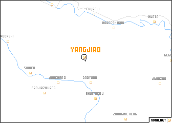 map of Yangjiao