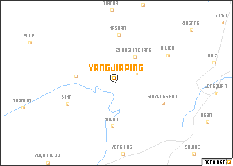 map of Yangjiaping