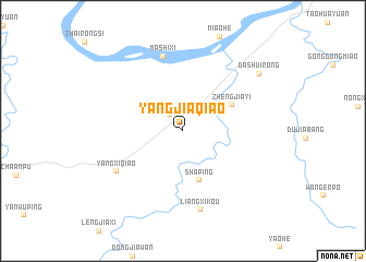 map of Yangjiaqiao