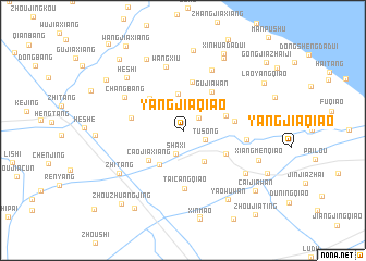 map of Yangjiaqiao