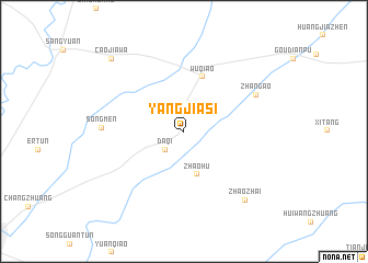 map of Yangjiasi
