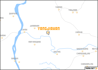 map of Yangjiawan