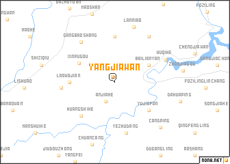 map of Yangjiawan