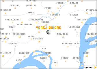 map of Yangjiaxiang