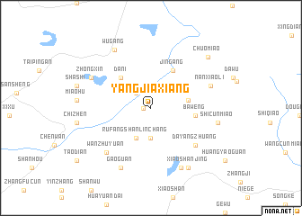 map of Yangjiaxiang