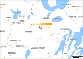 map of Yangjiaxinwu