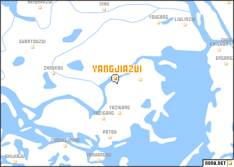 map of Yangjiazui