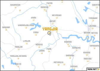 map of Yangjia