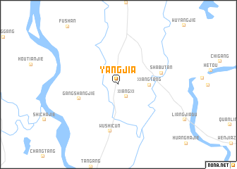 map of Yangjia