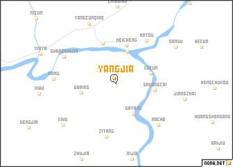 map of Yangjia