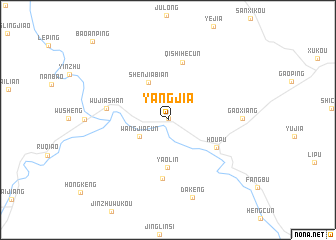 map of Yangjia