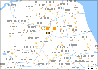 map of Yangjia