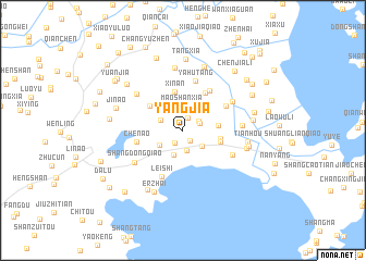 map of Yangjia