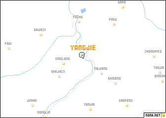 map of Yangjie
