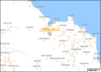 map of Yangjil-li