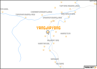 map of Yangjip\