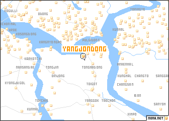 map of Yangjon-dong