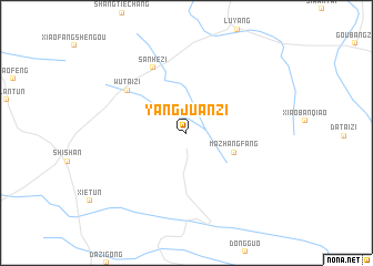 map of Yangjuanzi