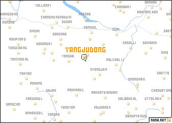 map of Yangju-dong